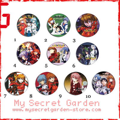 Neon Genesis Evangelion 新世紀エヴァンゲリオンAnime Pinback Button Badge Set 1a or 1b ( or Hair Ties / 4.4 cm Badge / Magnet / Keychain Set )